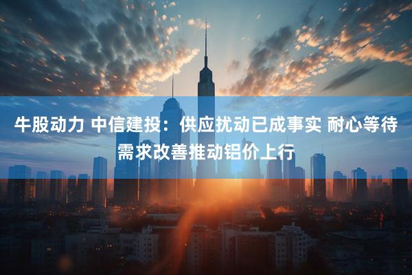 牛股动力 中信建投：供应扰动已成事实 耐心等待需求改善推动铝价上行